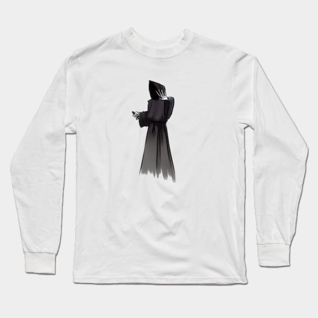 Death Wizard Says Stop Long Sleeve T-Shirt by dammitfranky